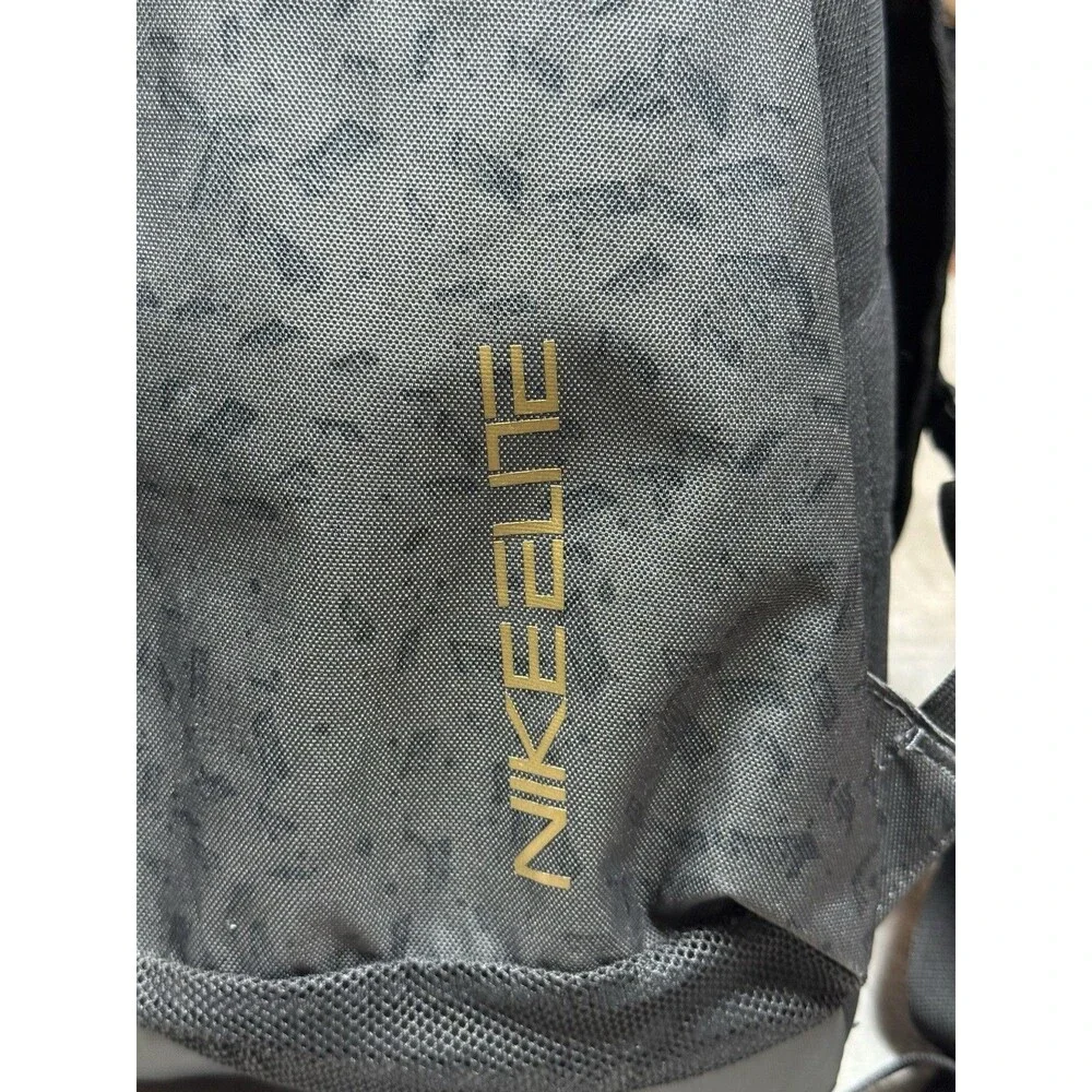 Nike Elite Quad Zip System Backpack Team 2.0 Gray Black Hoops Basketball Max Air